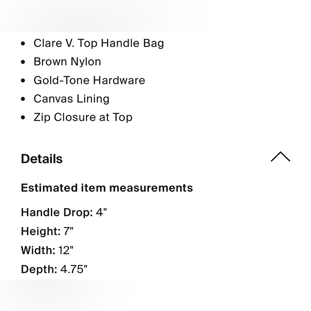 Clare V nylon top handle bag - Picture 7 of 7